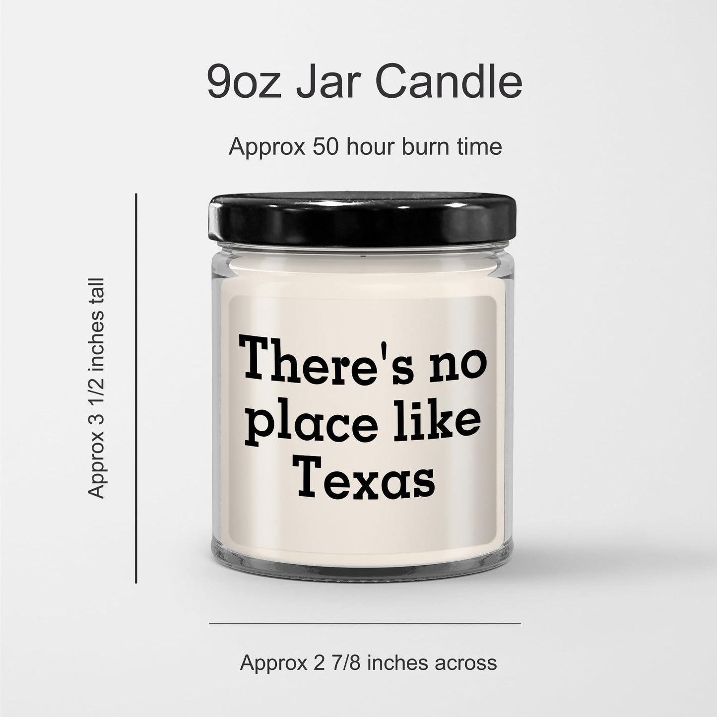 Gifts from Texas Lovers for Valentine's Day - 9oz Vanilla Soy Candle with Cute Quote - Mallard Moon