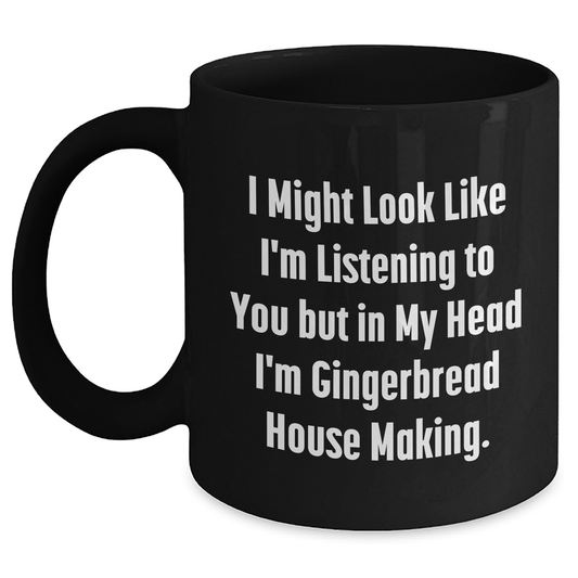 Gingerbread House Making Fun, Funny Coffee Mug for Dad - Gifts from Family, Gifts for Gingerbread House Making Enthusiasts - Unique Father's Day Unique Gift Ideas - Main