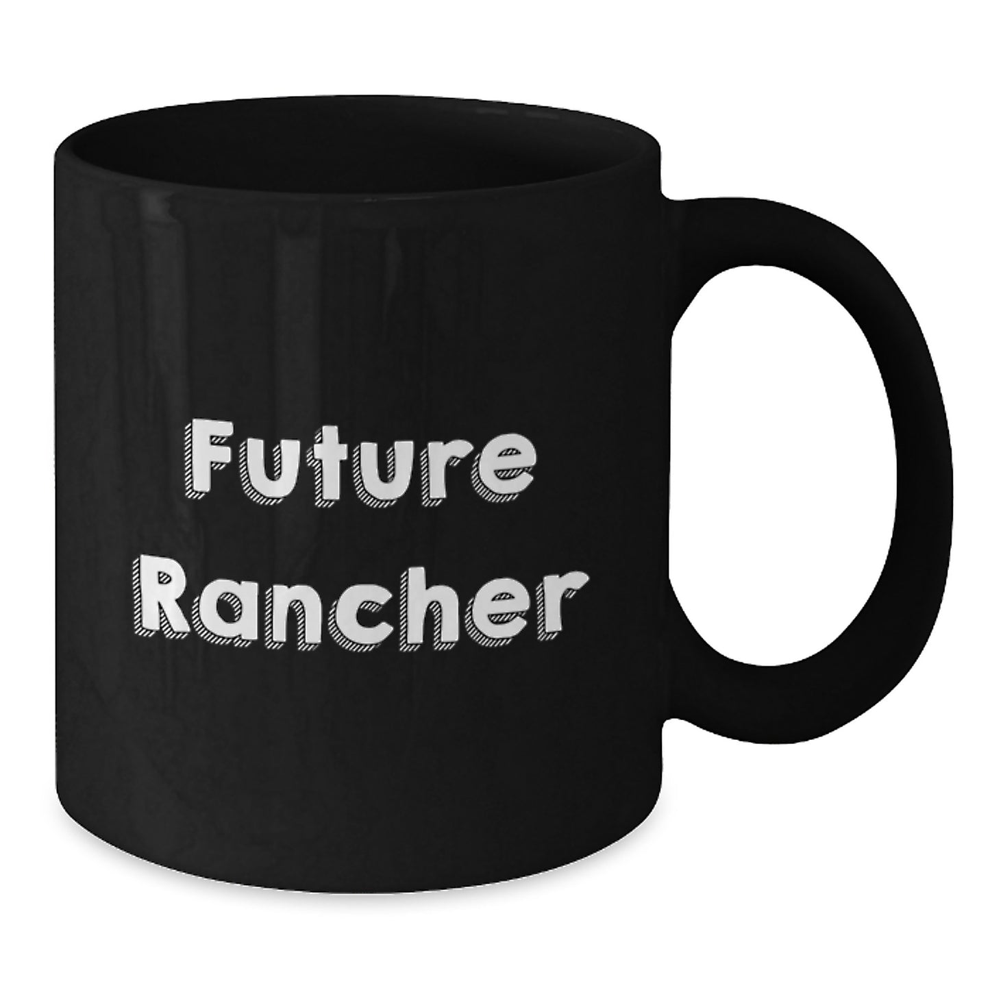 Gifts from Future Rancher Friends for a New Year of Ranching Adventures - Inspirational Funny Black Coffee Mug for Christmas Unique Gifts - Additional