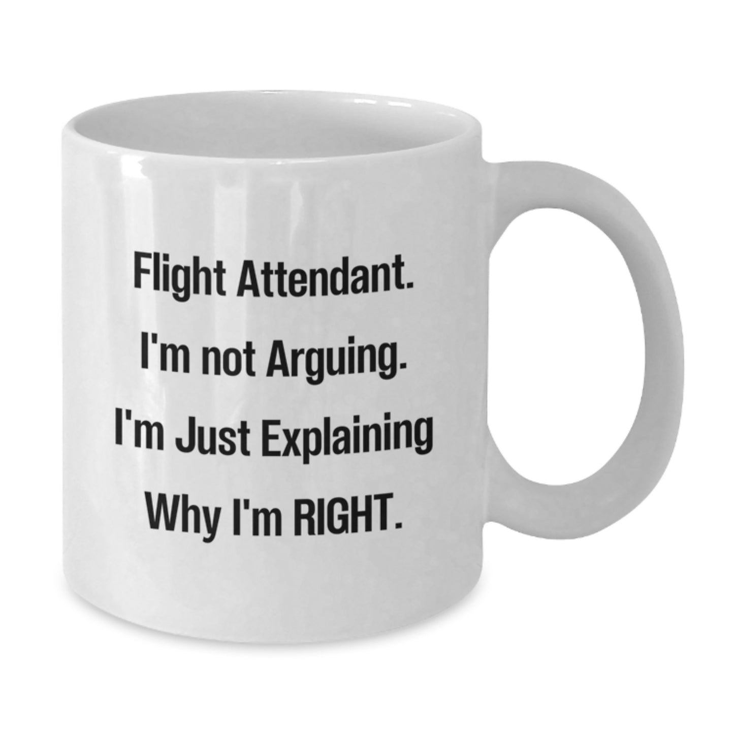 Funny Flight Attendant Gifts from Friends for Flight Attendant, Funny Mug for Flight Attendant, Flight Attendant Unique Christmas Unique Gifts - Additional