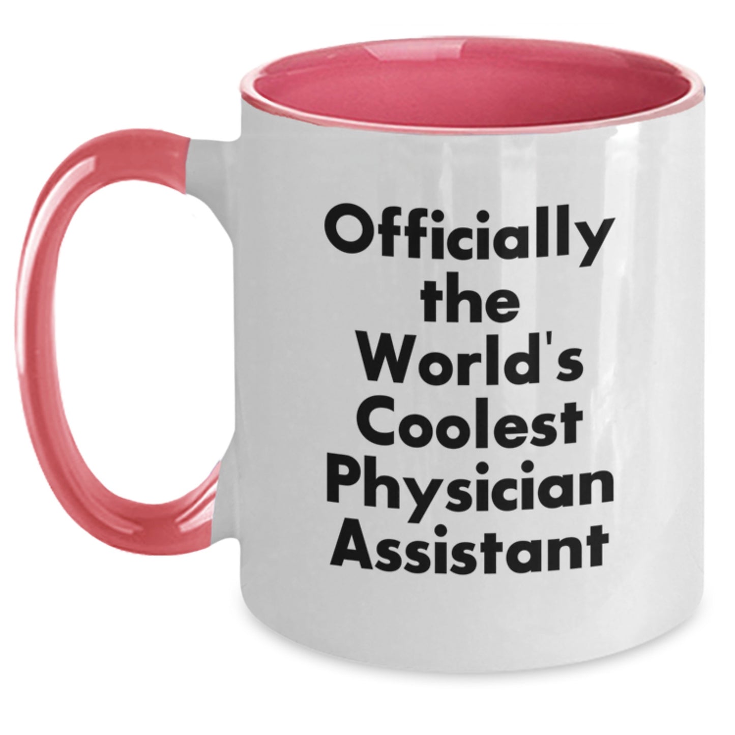 Funny Gifts from Friends to Physician Assistant Men, Christmas Unique Mugs, Officially The World's Coolest PA - Main