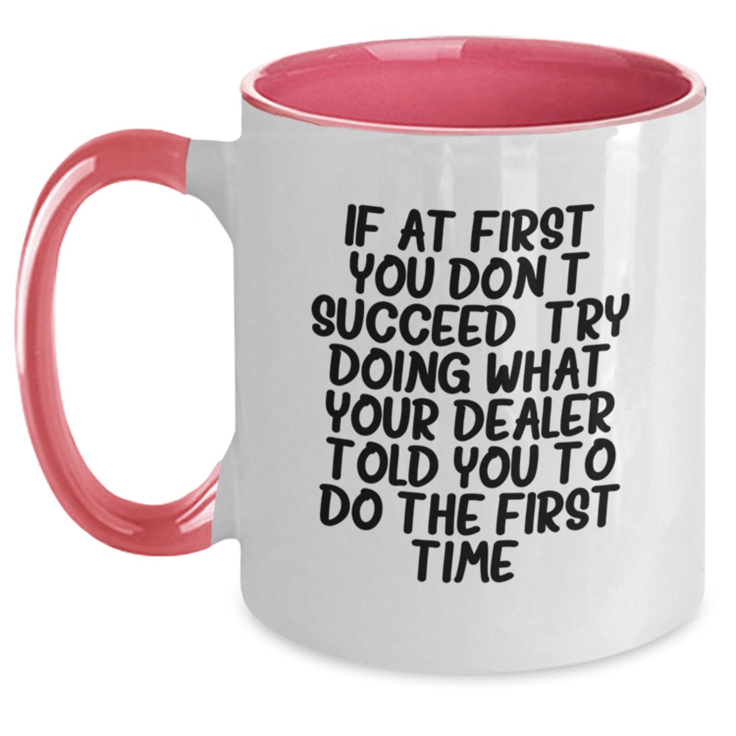 Funny Dealer Two Tone Coffee Mug Gifts from Men to Dealer, Best Christmas Unique Gifts - Main
