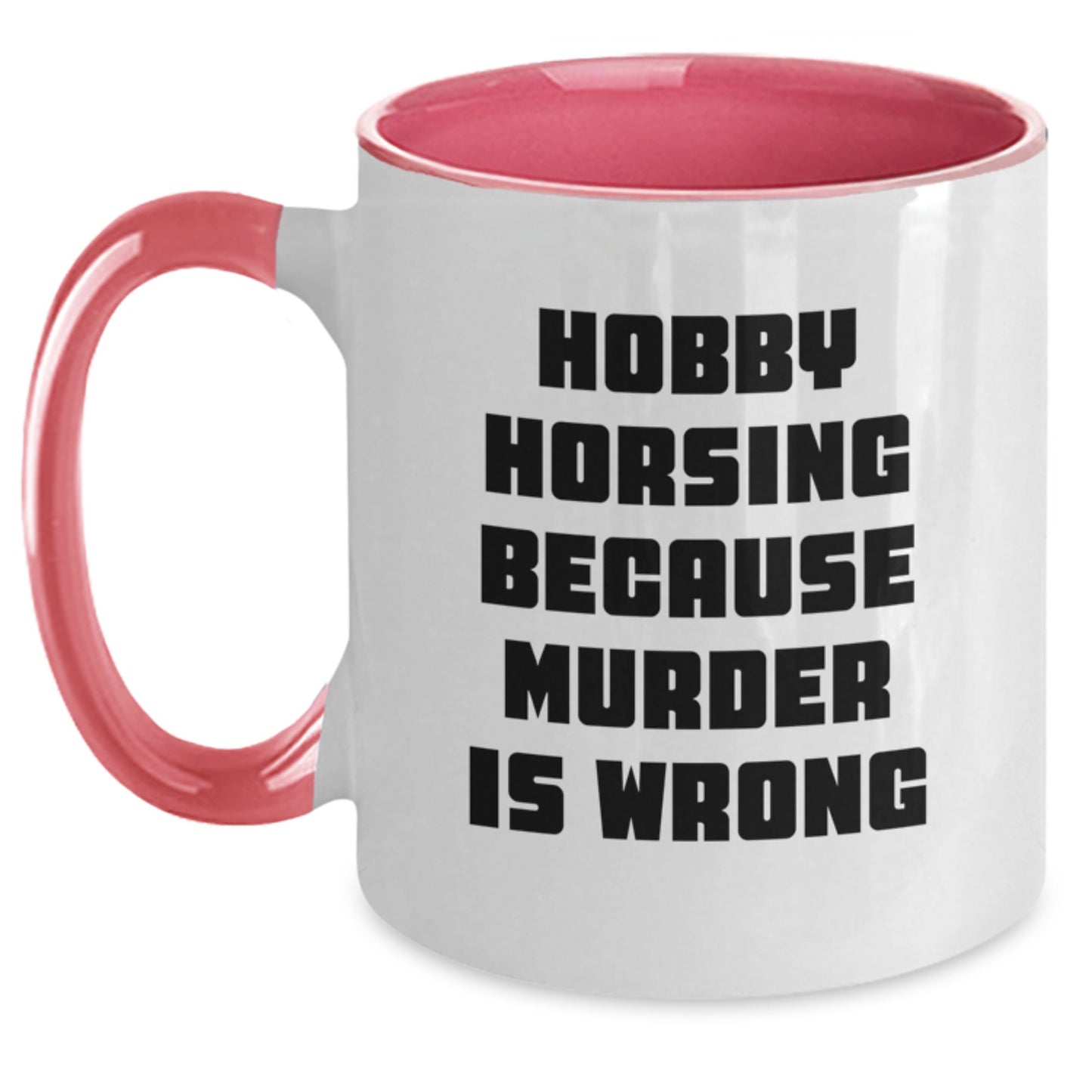 Hobby Horsing Gifts for Graduation, Funny Two Tone Coffee Mug from Friends, Perfect for Women, Men, or Family - Main