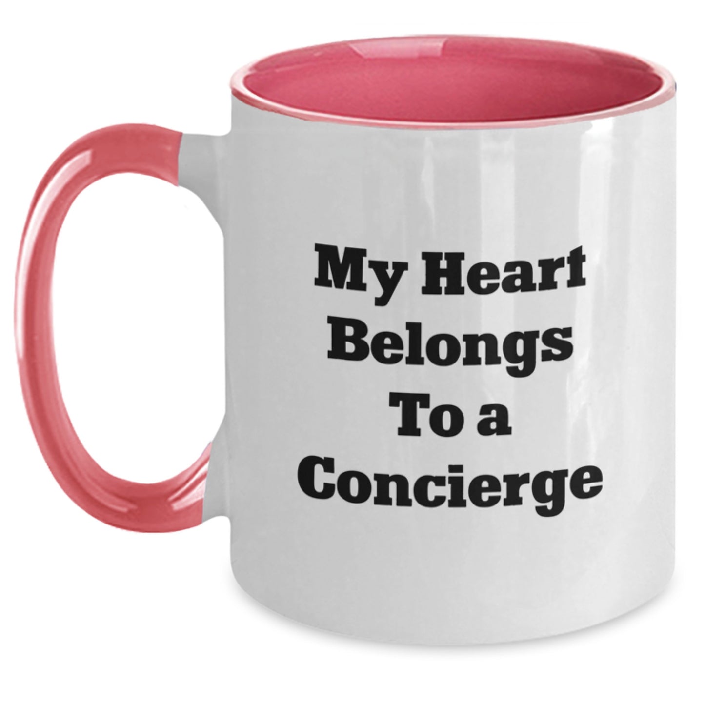 Funny Quote Concierge Gifts from Friends for Women Graduation Unique Two Tone Coffee Mug - Main
