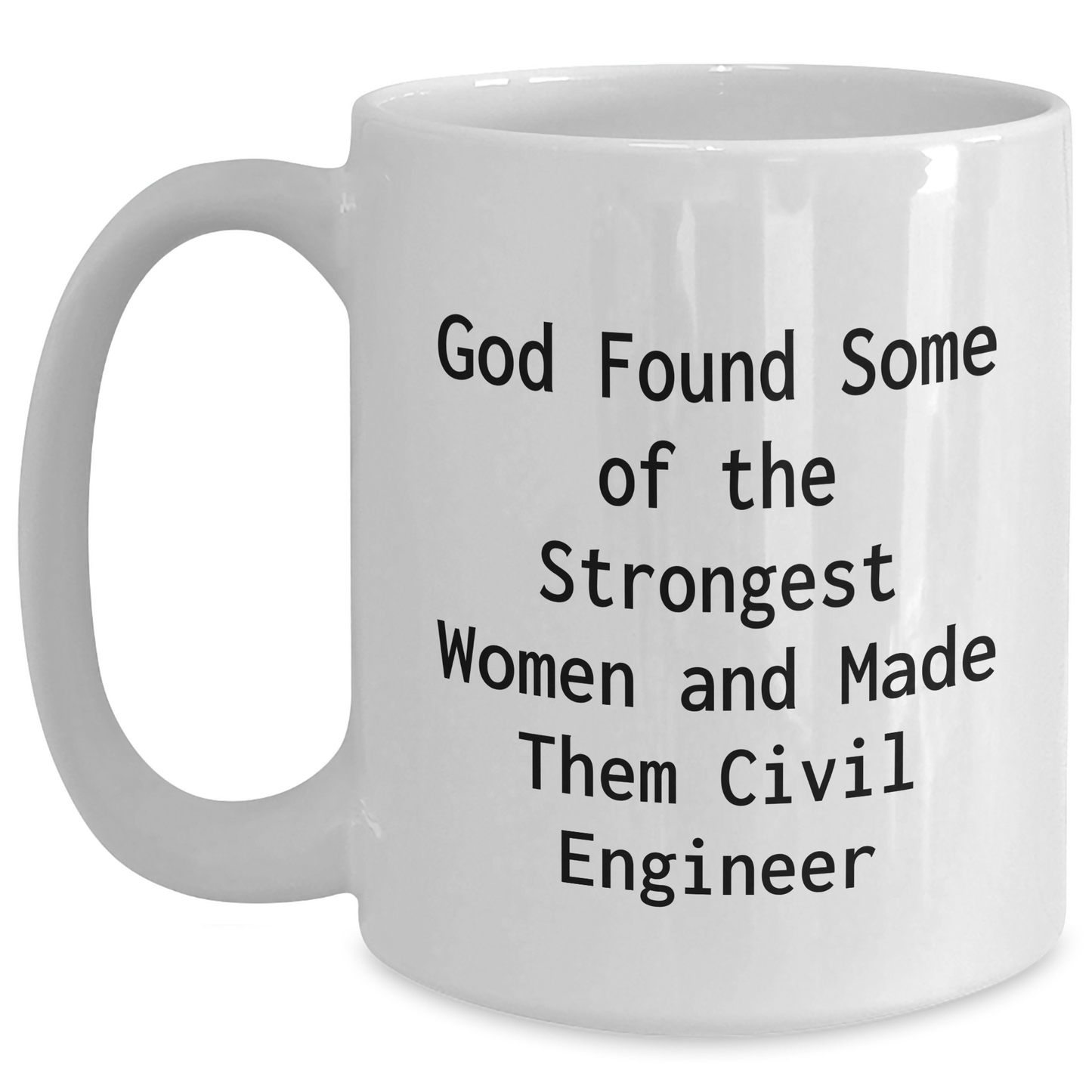 Funny Civil Engineer Gifts from Men to Friends, Unique White Coffee Mug for Graduation - Main