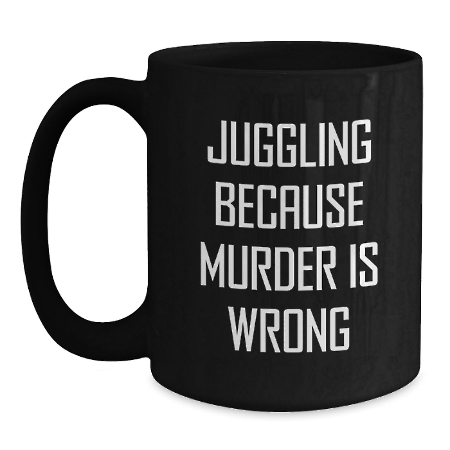 Juggling Enthusiasts Gifts from Friends, Black Coffee Mugs with Funny Quote, Perfect Graduation Juggling Mugs for Juggling Lovers - Main