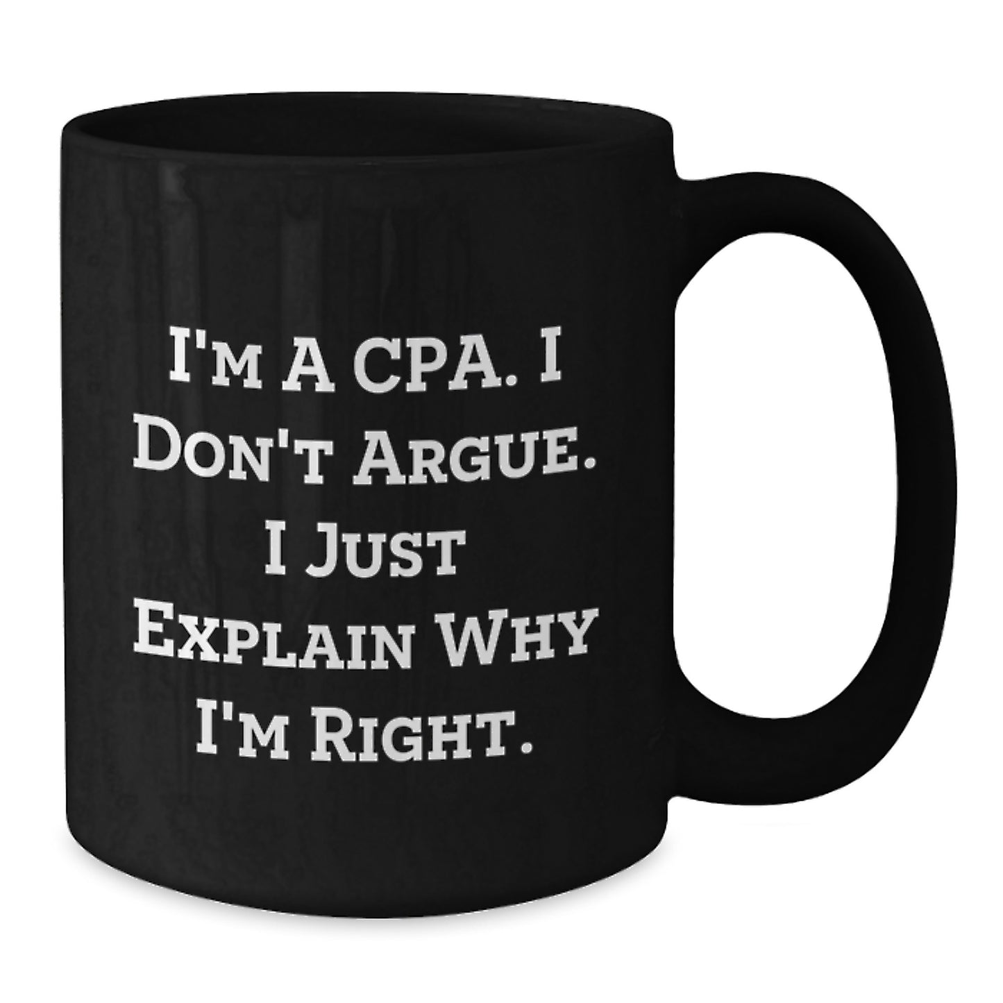 Funny CPA Black Coffee Mugs Christmas Unique Gifts from Family for Friends and Coworkers - Additional