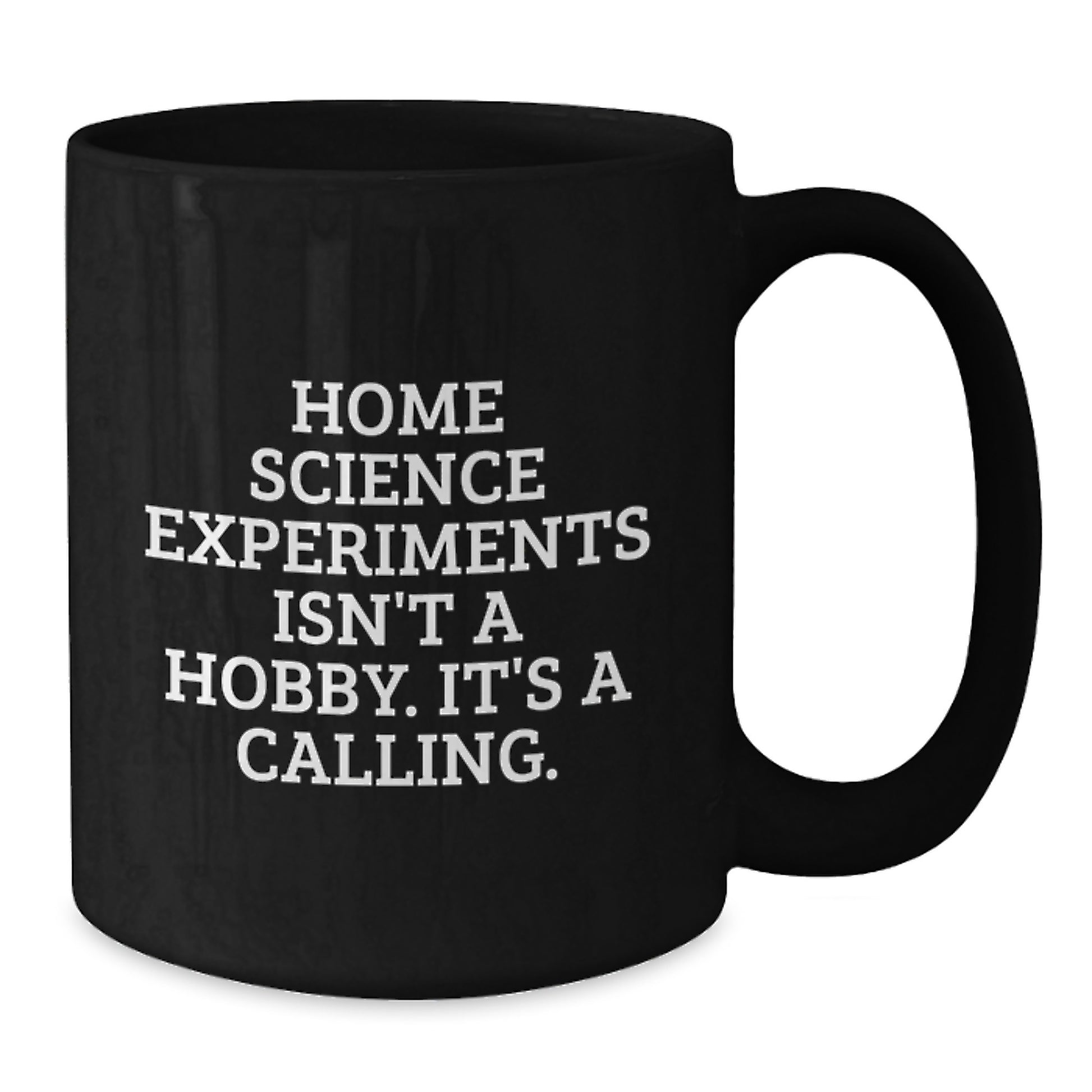 Home Science Experiments Gifts for Men, Funny Quote on Black Coffee Mug, Christmas Unique Presents from Family - Additional