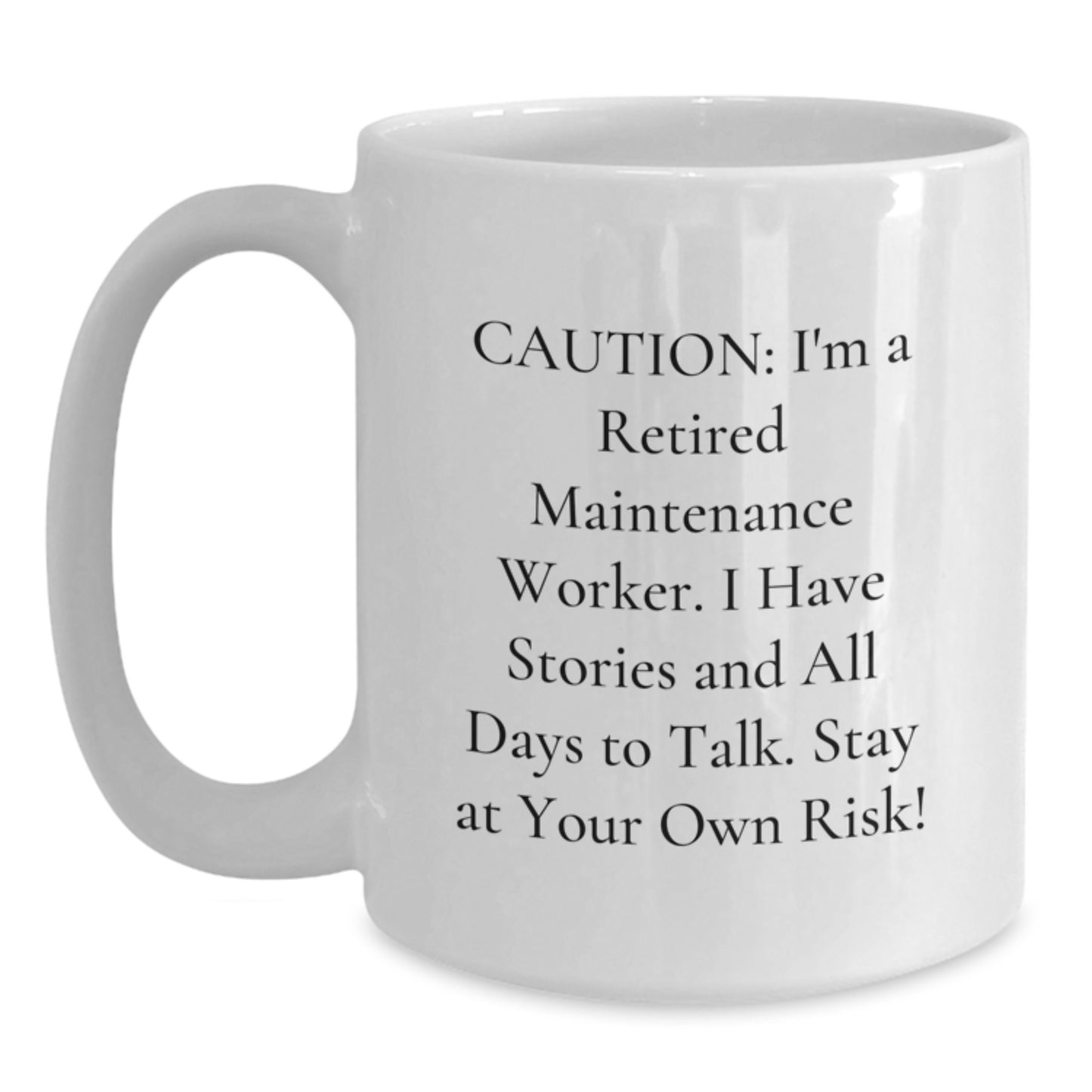Funny Maintenance Worker Gifts for Christmas Unique White Coffee Mugs Gifts from Family - Main