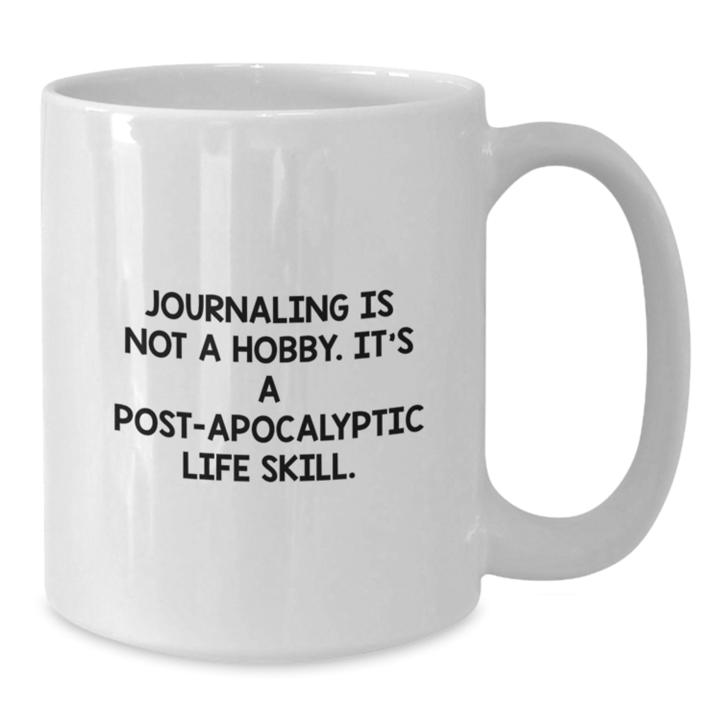 Funny Journaling Gifts for Friends, Unique White Coffee Mugs for Journaling Enthusiasts, Gifts from Family for Women, Men, Coworkers at Christmas - Additional