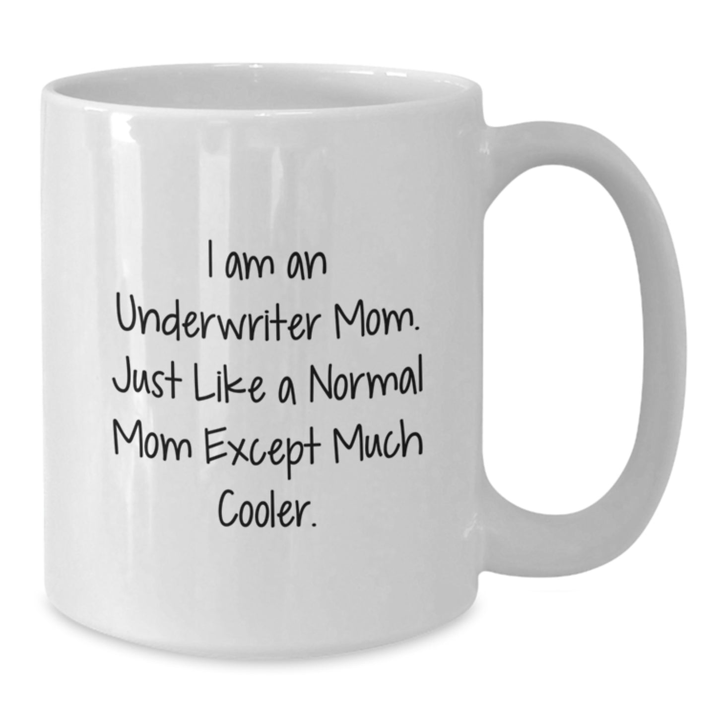 Underwriter Mom Gifts, Funny White Coffee Mug for Graduation from Friends, Family, Coworkers - Additional