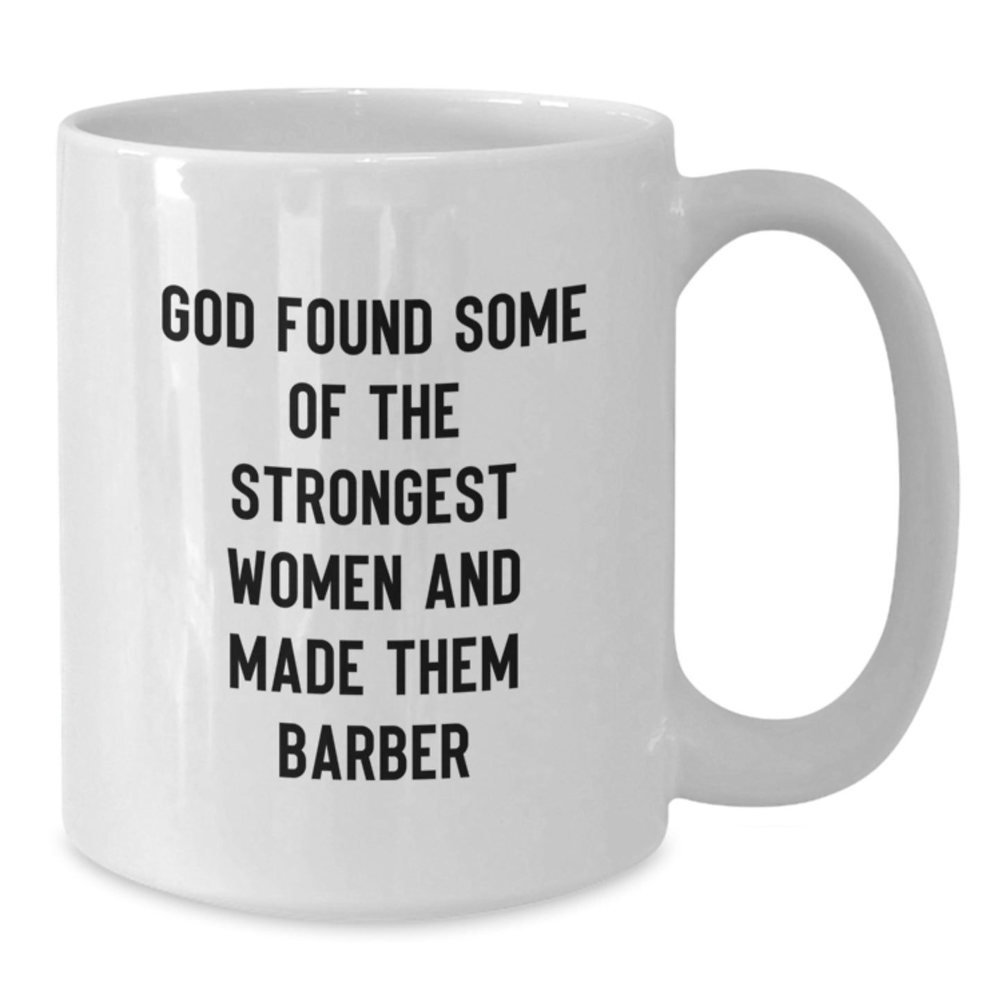 Funny Barber White Coffee Mug Gifts from Men to Barber Friends on Christmas Unique Occasion, White Coffee Mug for Barber Enthusiasts - Additional