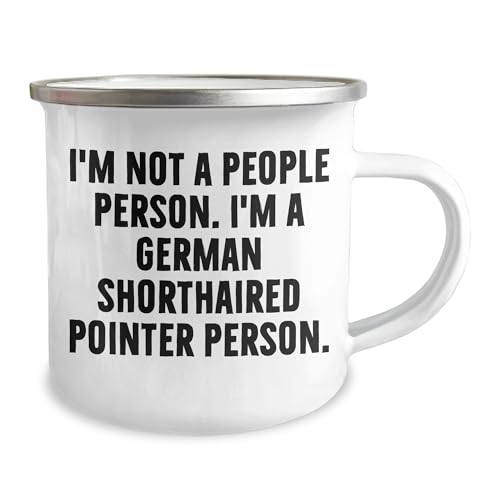 Spring Pet Products Funny German Shorthaired Pointer Dog Lover Gifts: I'm Not A People Person I'm A German Shorthaired Pointer Person Camping Mug for Christmas