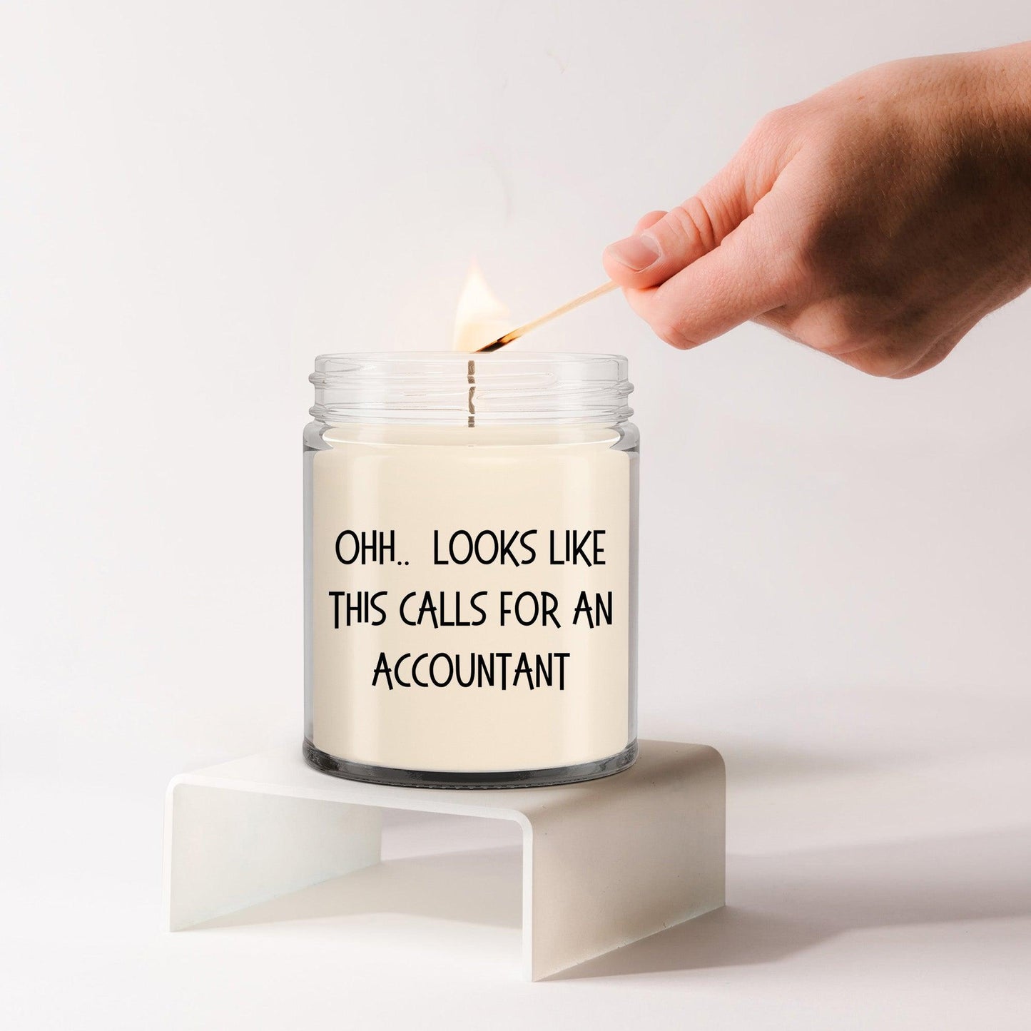 Accountant Gifts - OHH - Looks Like This Calls for an Accountant Office Humor Scented Soy Candle - Mallard Moon Gift Shop