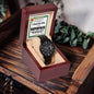 Husband Wedding Day Gift - SuperPrize-Black Chronograph Watch - Mallard Moon Gift Shop
