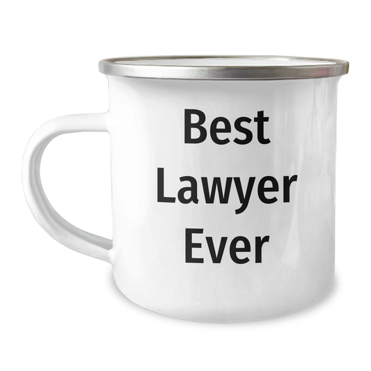 Funny Lawyer Gifts, Best Lawyer Ever Quote, Camping Mug for Mother's Day, Gifts from Family - Image 1
