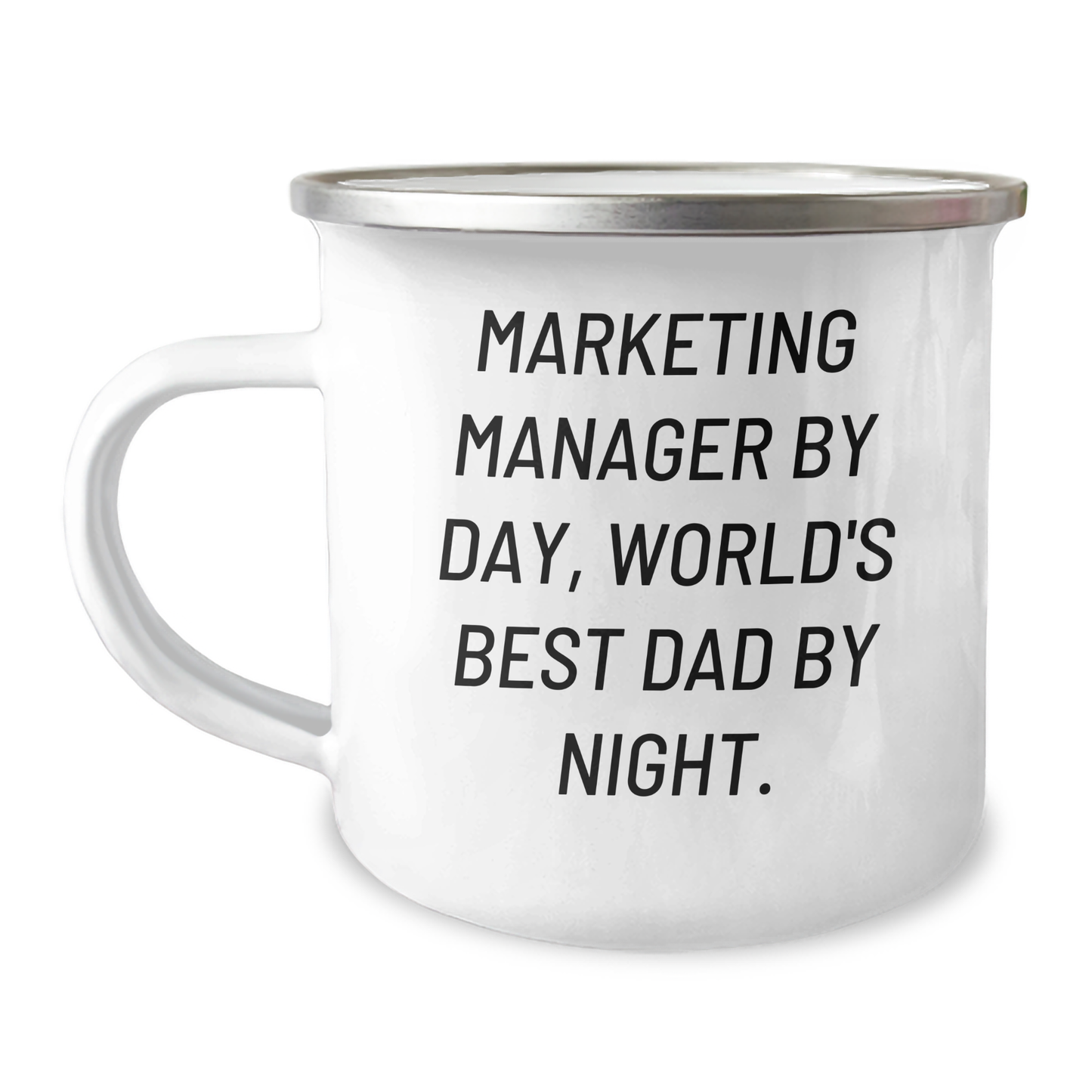 Marketing Manager Gifts, Funny Quote, Camping Mug, Gift from Mom to Marketing Manager, Father's Day Unique Gifts - Image 1