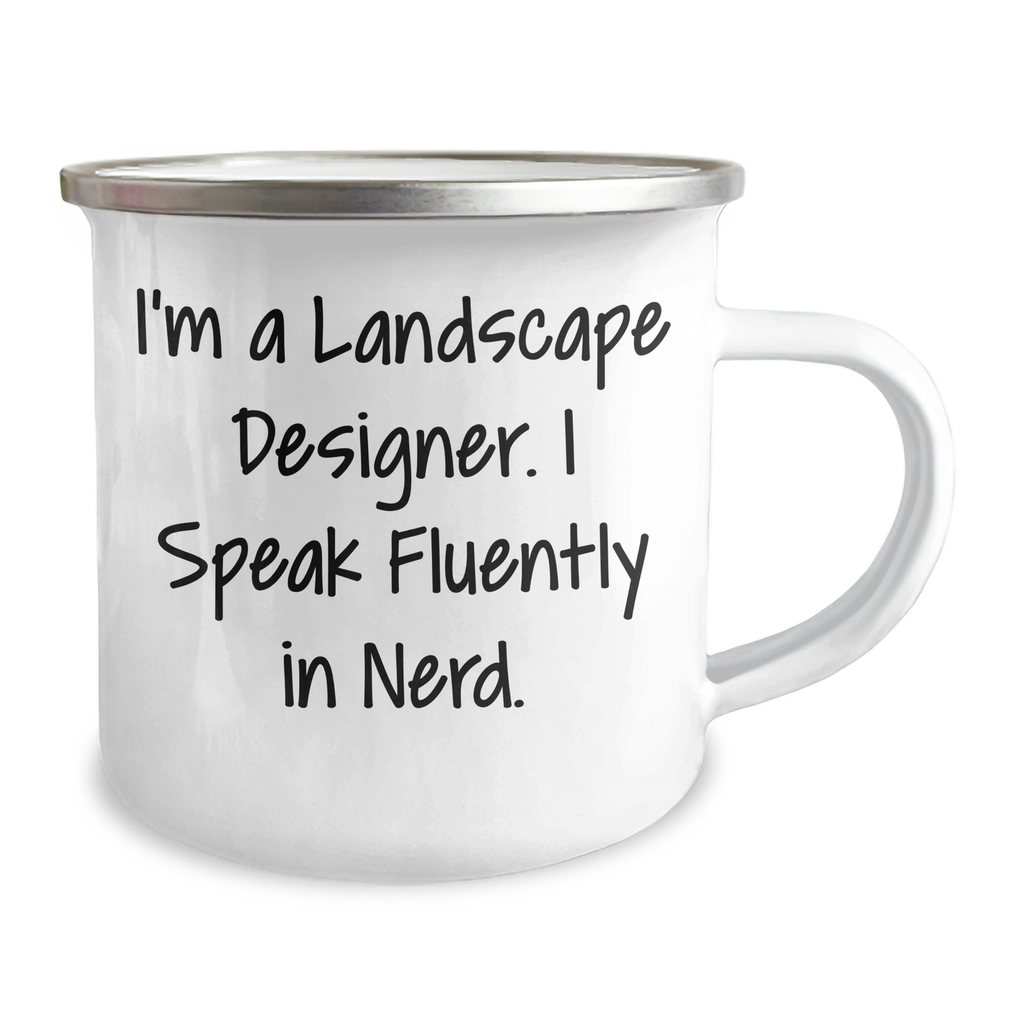 Landscape Designer Gifts, Funny Quote Mugs, Gifts from Friends to Landscape Designers, Unique Mother's Day Unique Gifts for Her, 12 oz Stainless Steel Camping Mug - Image 2