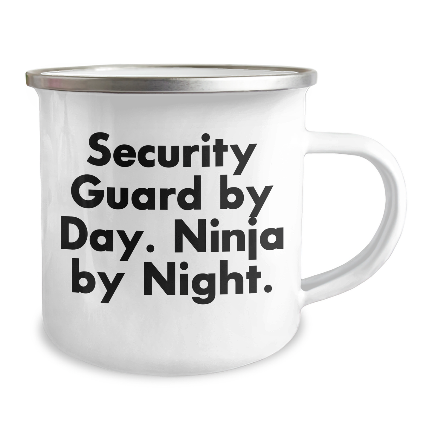 Security Guard Gifts, Funny Quote, Camping Mug, 12 oz, Stainless Steel, Graduation Unique Gifts from Friends - Image 2