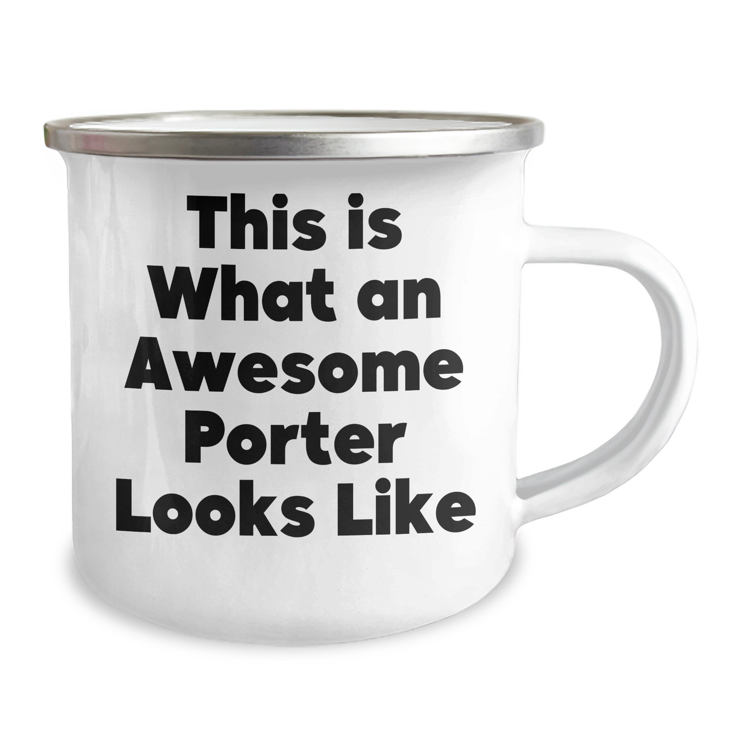 Gifts from Men for Awesome Porters, This Is What An Awesome Porter Looks Like, Camping Mug, Father's Day Unique Gifts - Image 2