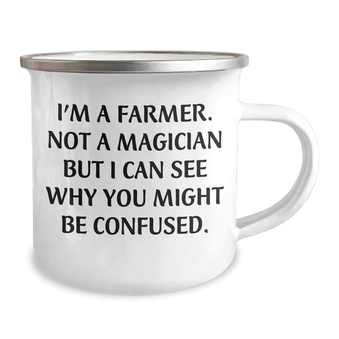 Funny Farmer Gifts, Camping Mugs for Dad on Father's Day, 'I'm A Farmer. Not A Magician But I Can See Why You Might Be Confused.' - Gifts from Men to Farmers - Image 2