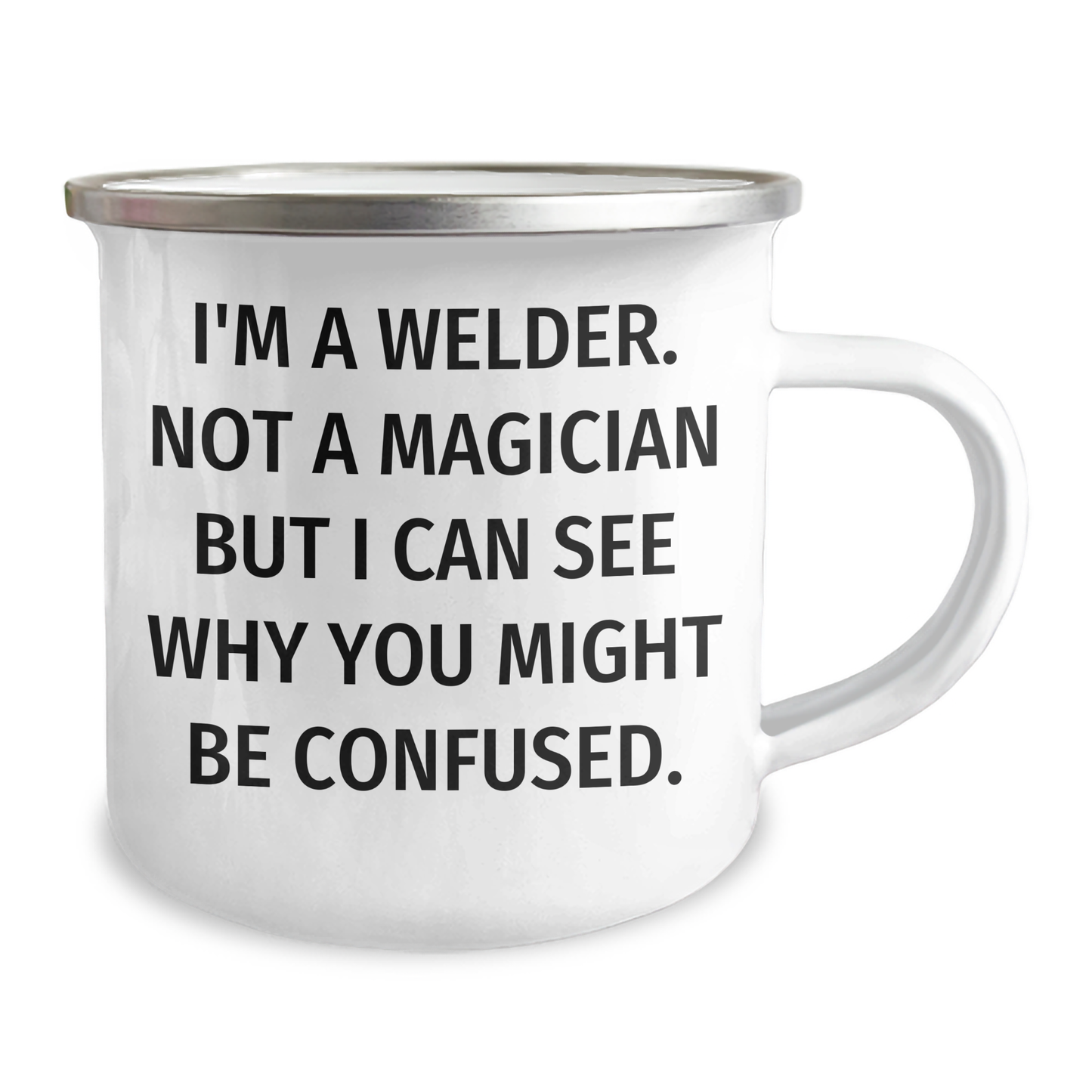 Welder Gifts - Funny Camping Mug for Father's Day - 'I'm Not a Magician' - Gifts from Men to Men - Image 2
