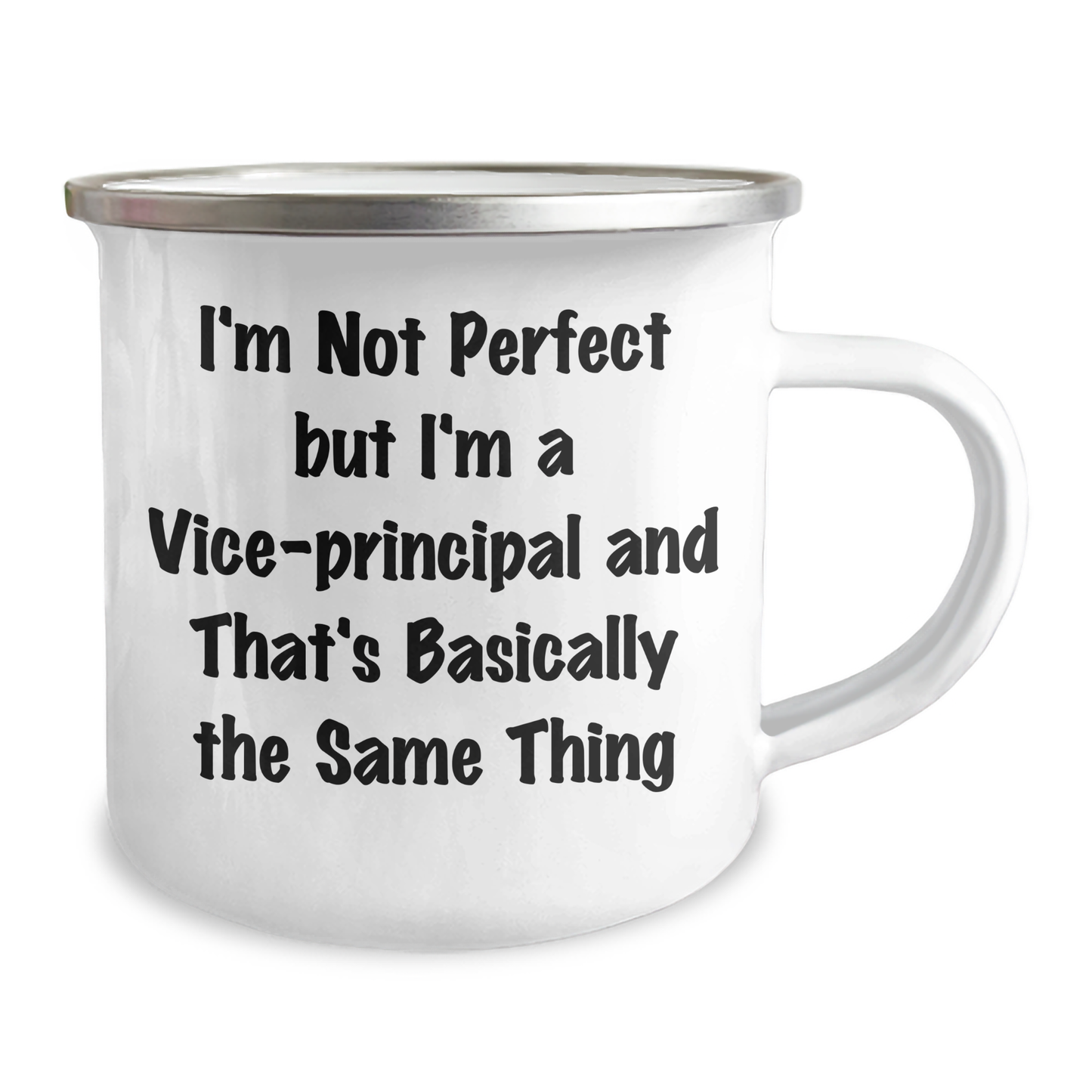 Vice-Principal Fun Gifts from Friends, Funny Camping Mugs for Vice-Principal, I'm Not Perfect But I'm A Vice-principal And That's Basically The Same Thing Graduation Unique Gifts - Image 2