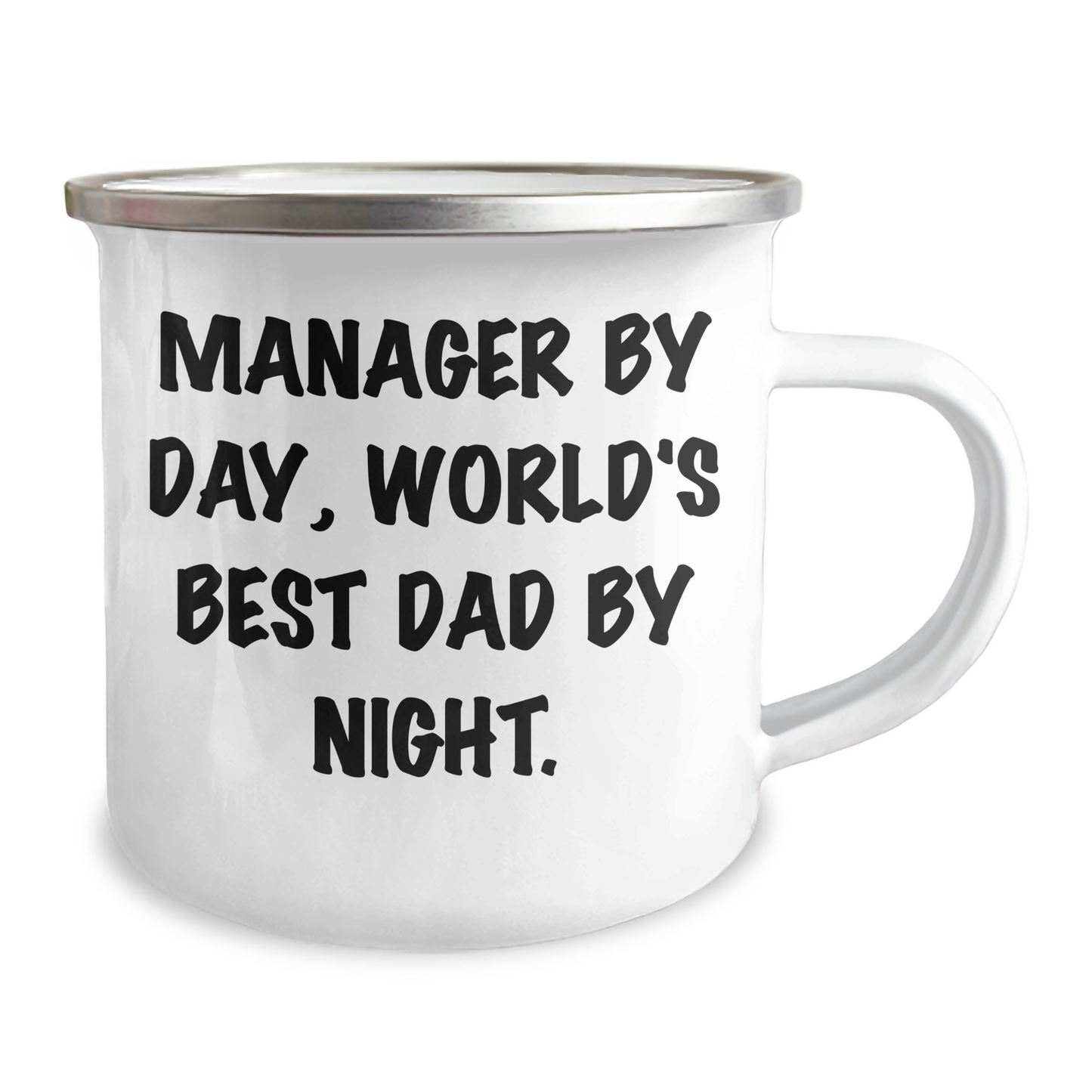 Manager By Day Funny Camping Mug, Gifts from Family to Manager, Father's Day Unique Gifts for Men - Image 2