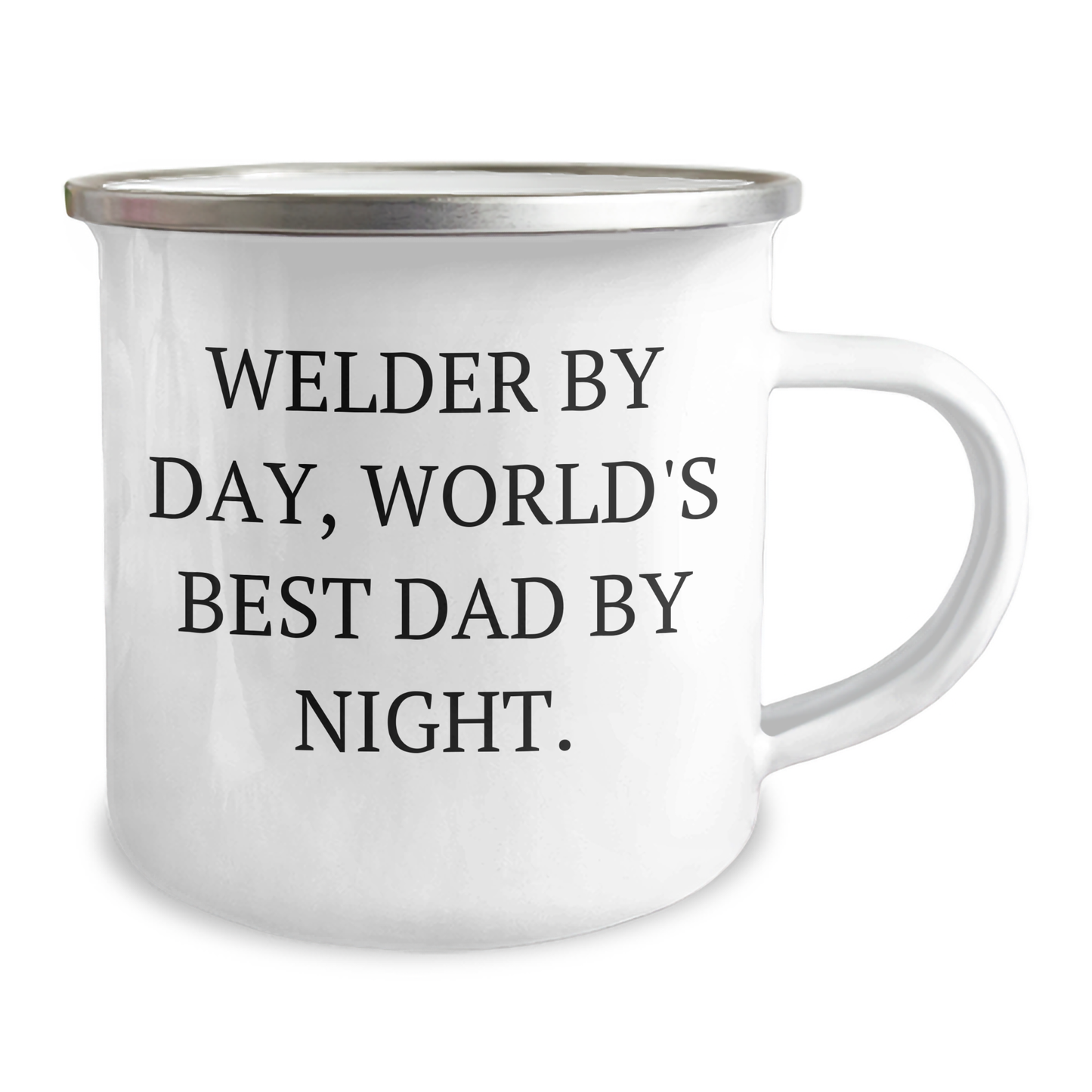 Welder Gifts by Day, World's Best Dad by Night, Funny Camping Mug for Father's Day - Gifts from Men to Welders - Image 2