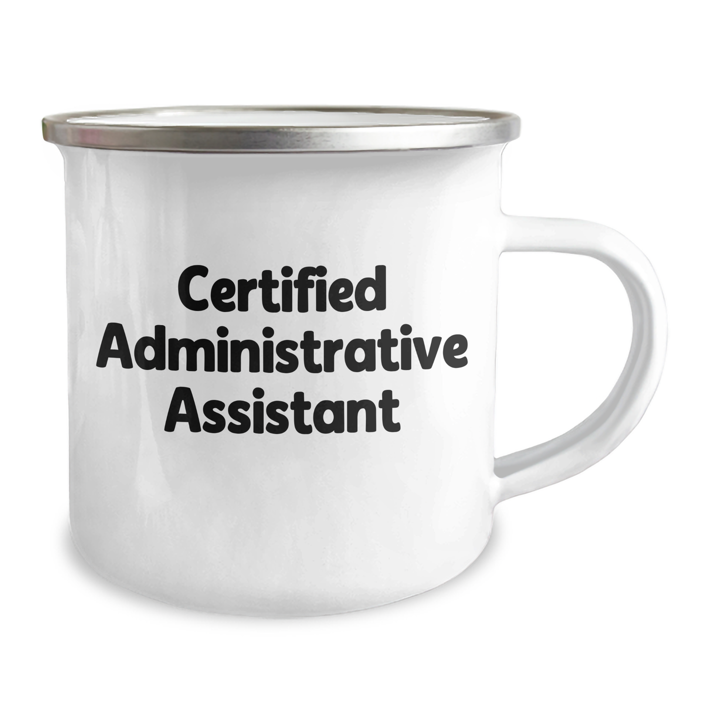 Funny Certified Administrative Assistant Gifts from Coworkers - Camping Mug for Men on Father's Day, 'I'm the Boss' Quote - Image 2