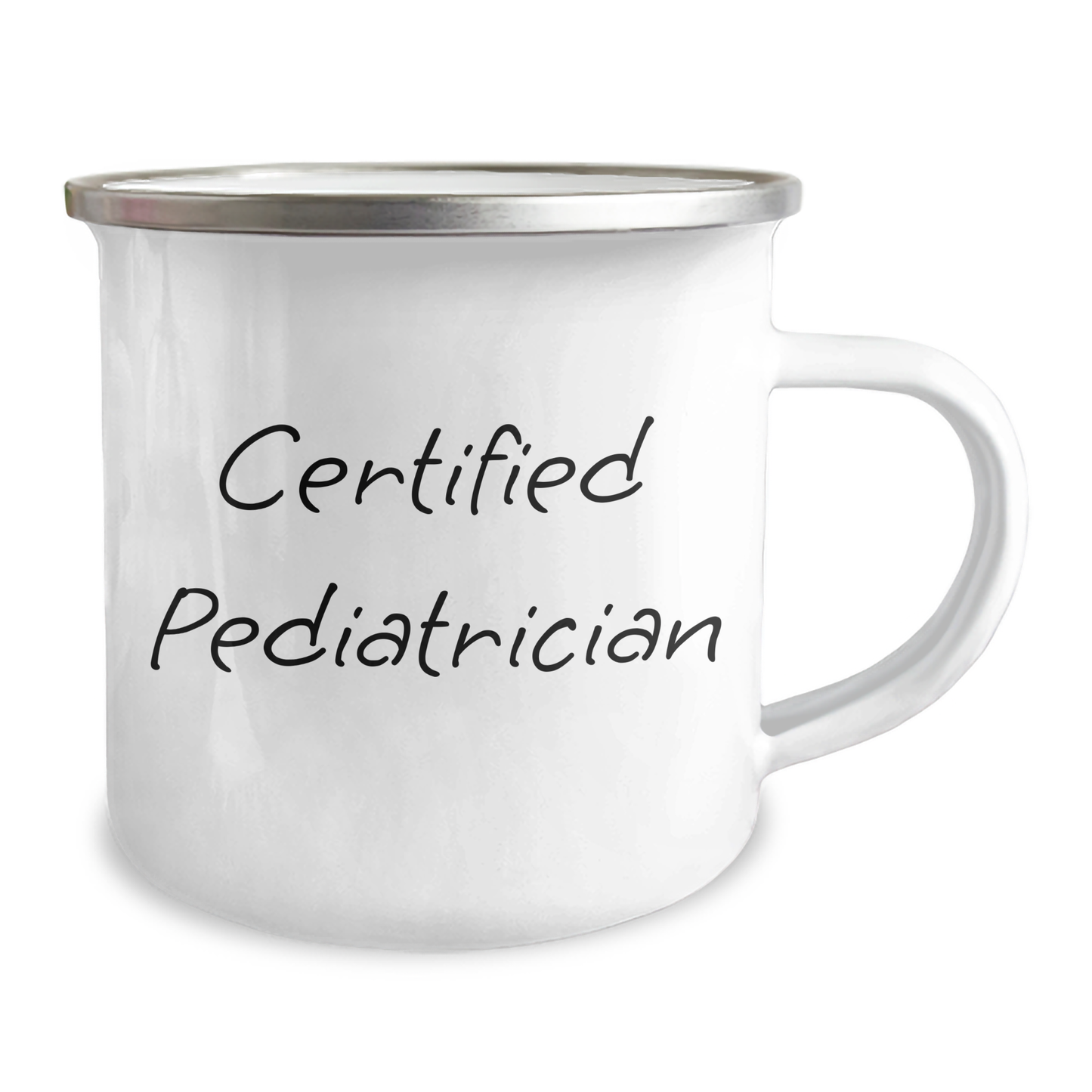Funny Gifts from Men for Pediatrician Dad's Camping Adventures, Certified Pediatrician Quote, 12 oz Stainless Steel Mug for Father's Day - Image 2