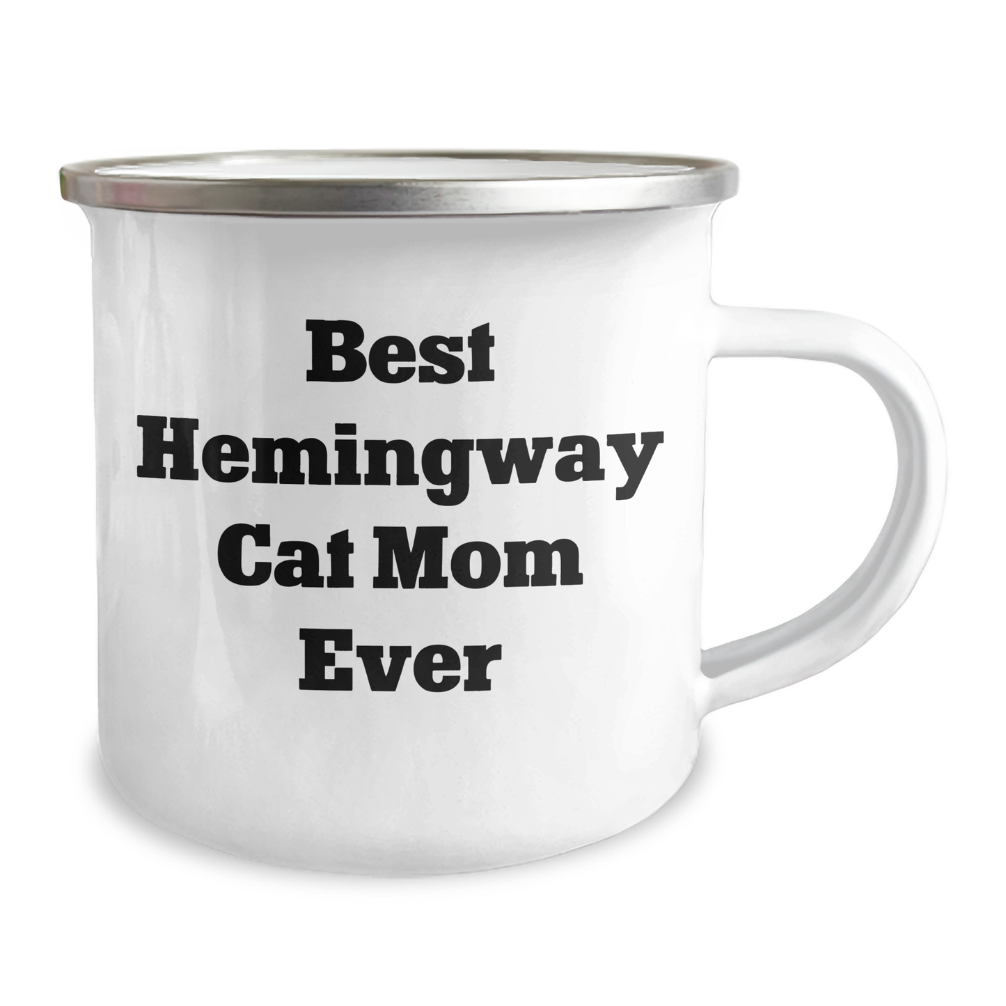 Funny Hemingway Cat Mom Gifts from Friends to Family - Best Camping Mug for Dad on Father's Day - Image 2