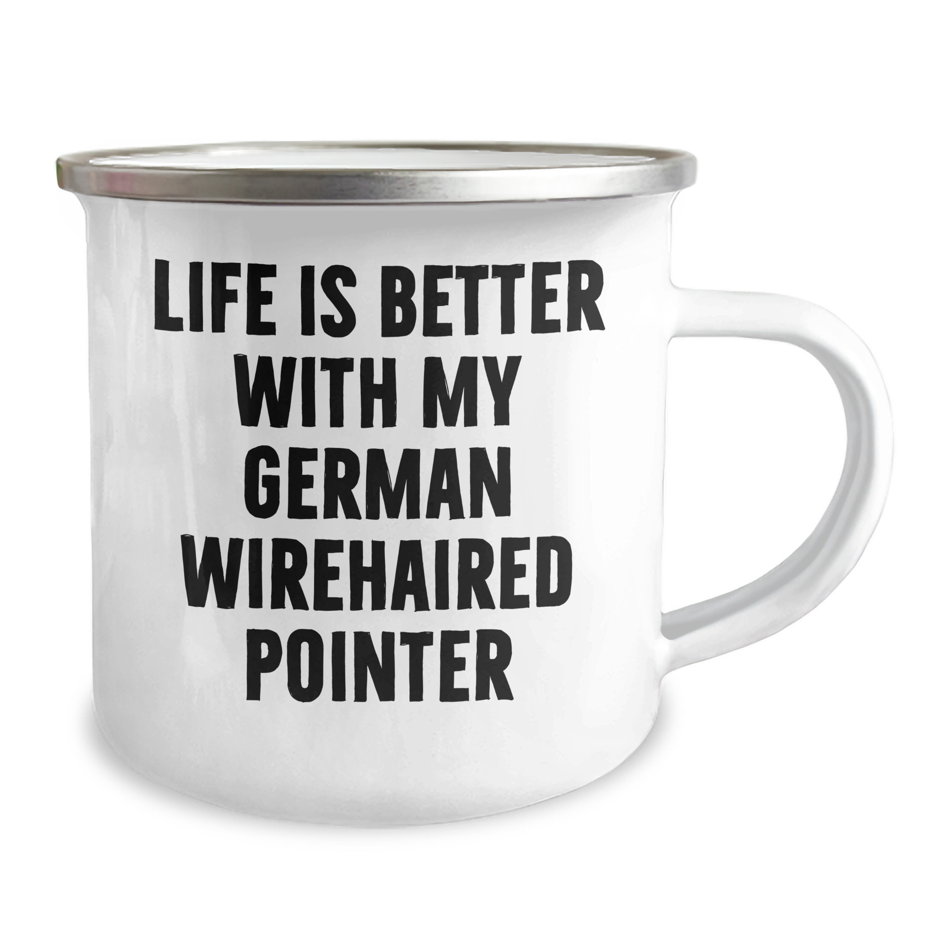 Funny German Wirehaired Pointer Dog Gifts from Family, Unique Camping Mug for Men, Life Is Better With My German Wirehaired Pointer, Father's Day Unique Gifts - Image 2