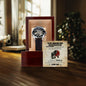 Dad Gift - This Little Lion Will Always Look Up to You Men's Openwork Watch with Gift Box - Mallard Moon Gift Shop