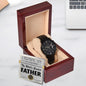 Dad Certificate of Achievement for the World's Greatest Father Black Chronograph Watch - Mallard Moon Gift Shop