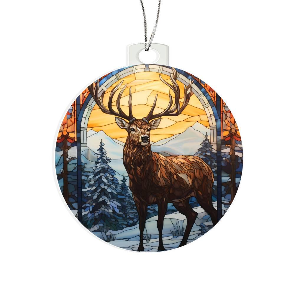 Deer Acrylic Keepsake Ornament