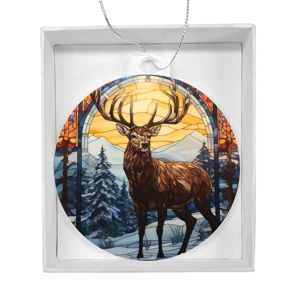 Deer Acrylic Keepsake Ornament