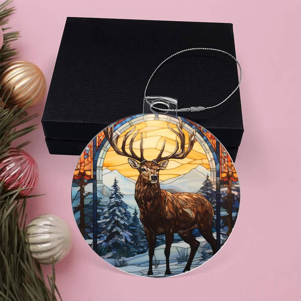 Deer Acrylic Keepsake Ornament