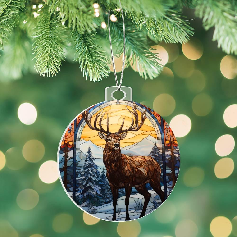 Deer Acrylic Keepsake Ornament