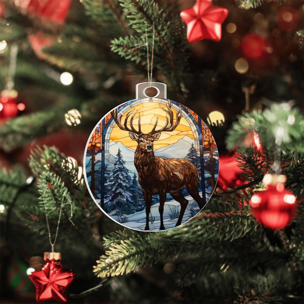 Deer Acrylic Keepsake Ornament
