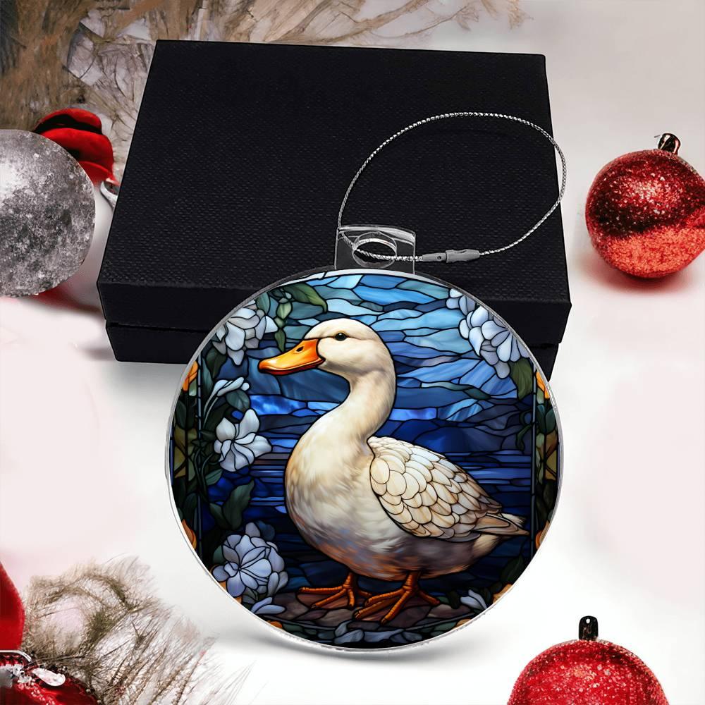 Duck Acrylic Keepsake Ornament
