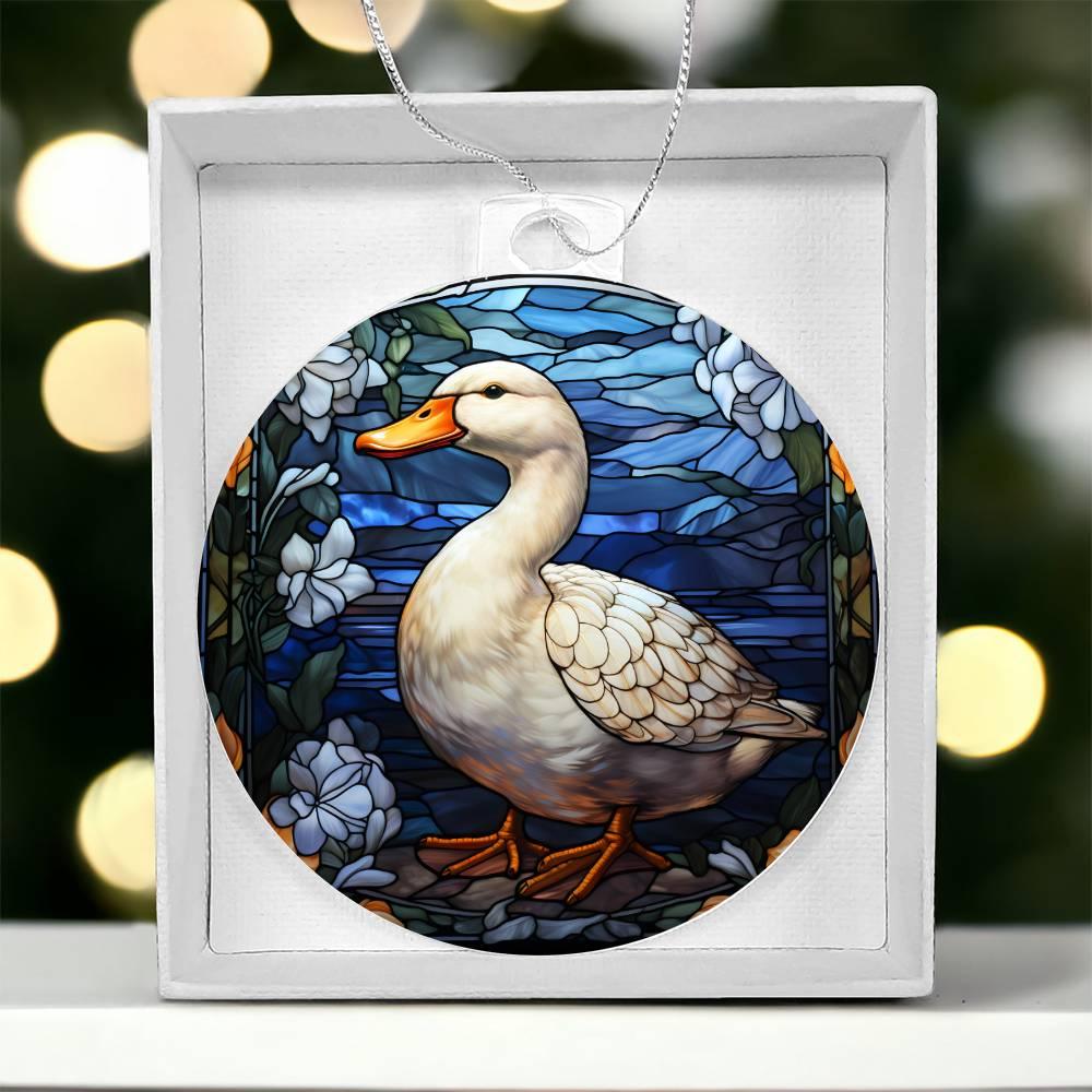 Duck Acrylic Keepsake Ornament