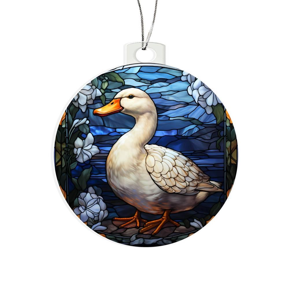 Duck Acrylic Keepsake Ornament