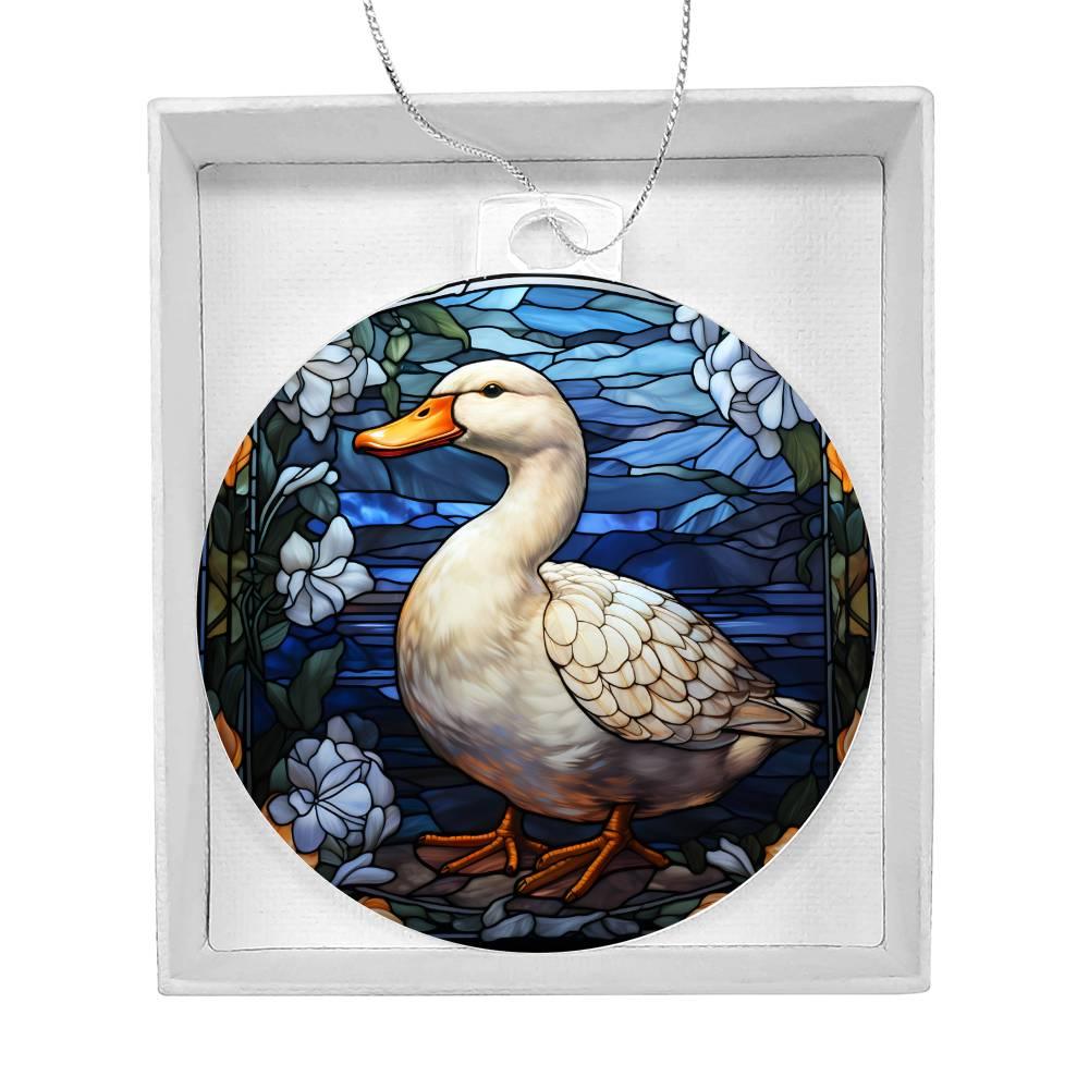 Duck Acrylic Keepsake Ornament