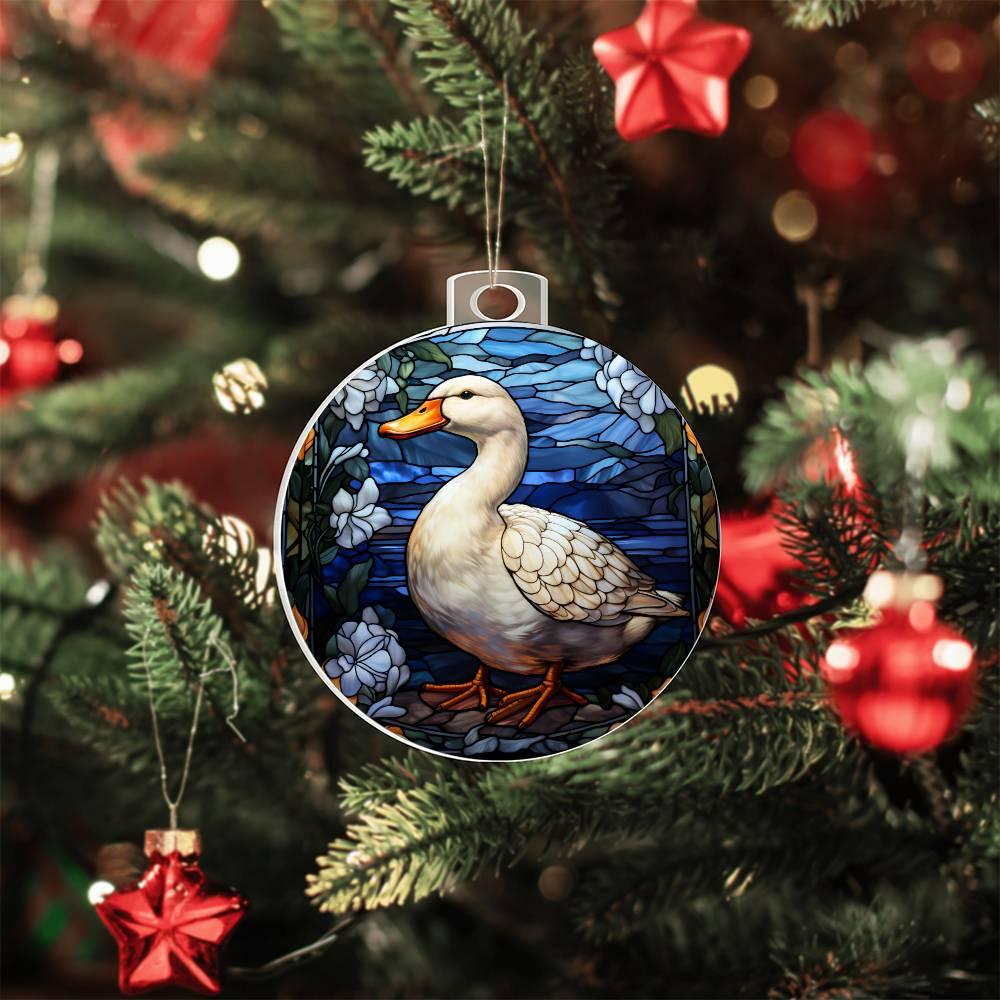 Duck Acrylic Keepsake Ornament