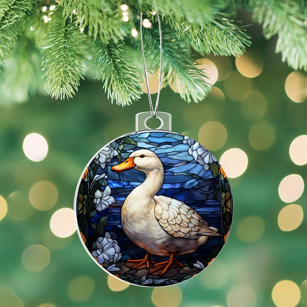 Duck Acrylic Keepsake Ornament