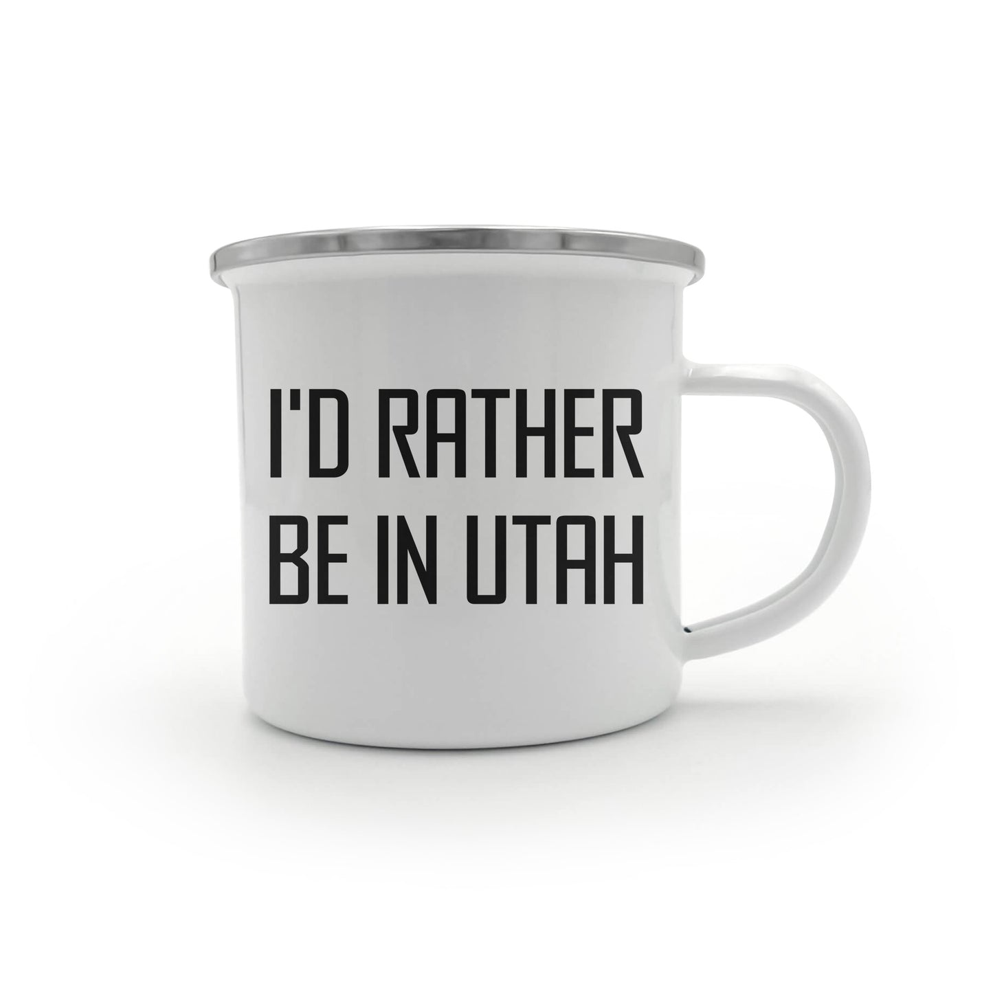 Utah Camping Mug, I'd Rather Be In Utah, Funny Quote, Mother's Day Unique Gift for Women, Gifts from Friends - Mallard Moon Gift Shop