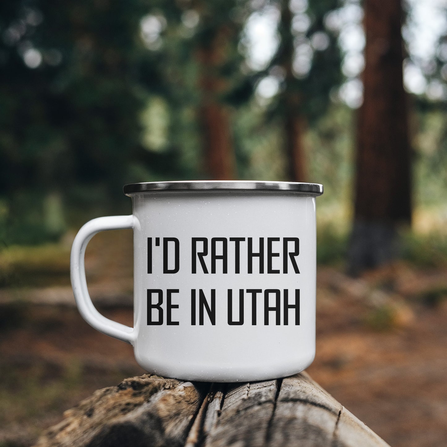 Utah Camping Mug, I'd Rather Be In Utah, Funny Quote, Mother's Day Unique Gift for Women, Gifts from Friends - Mallard Moon Gift Shop
