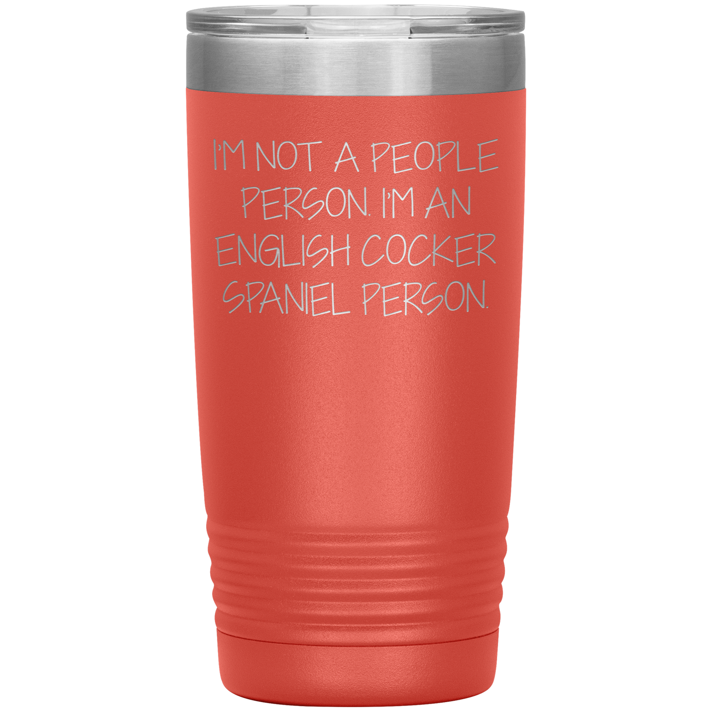 English Cocker Spaniel Dog Tumbler, Funny Quote, Gifts from Friends, for English Cocker Spaniel Dog Lovers, Christmas Unique Gifts - Mallard Moon Gift Shop