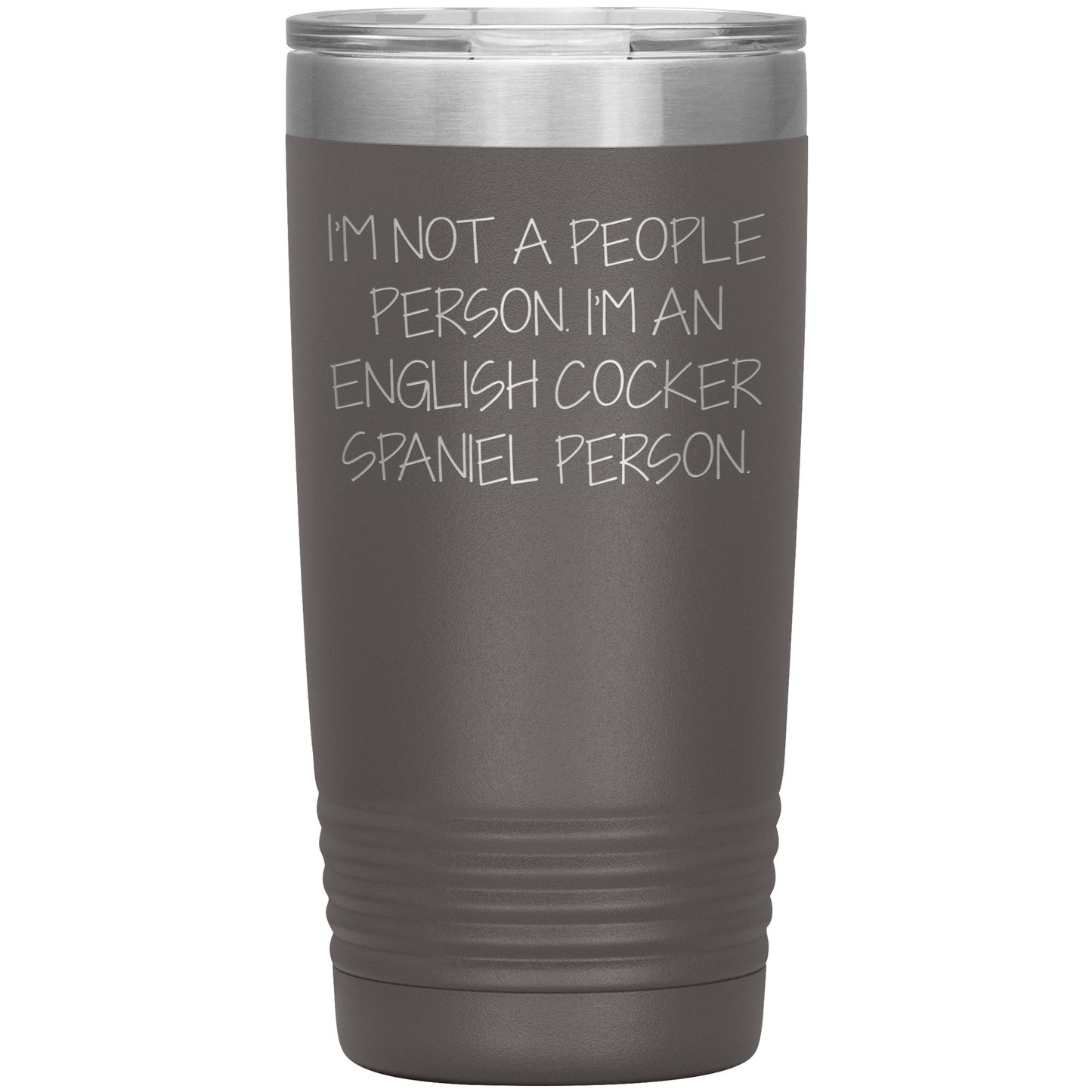 English Cocker Spaniel Dog Tumbler, Funny Quote, Gifts from Friends, for English Cocker Spaniel Dog Lovers, Christmas Unique Gifts - Mallard Moon Gift Shop
